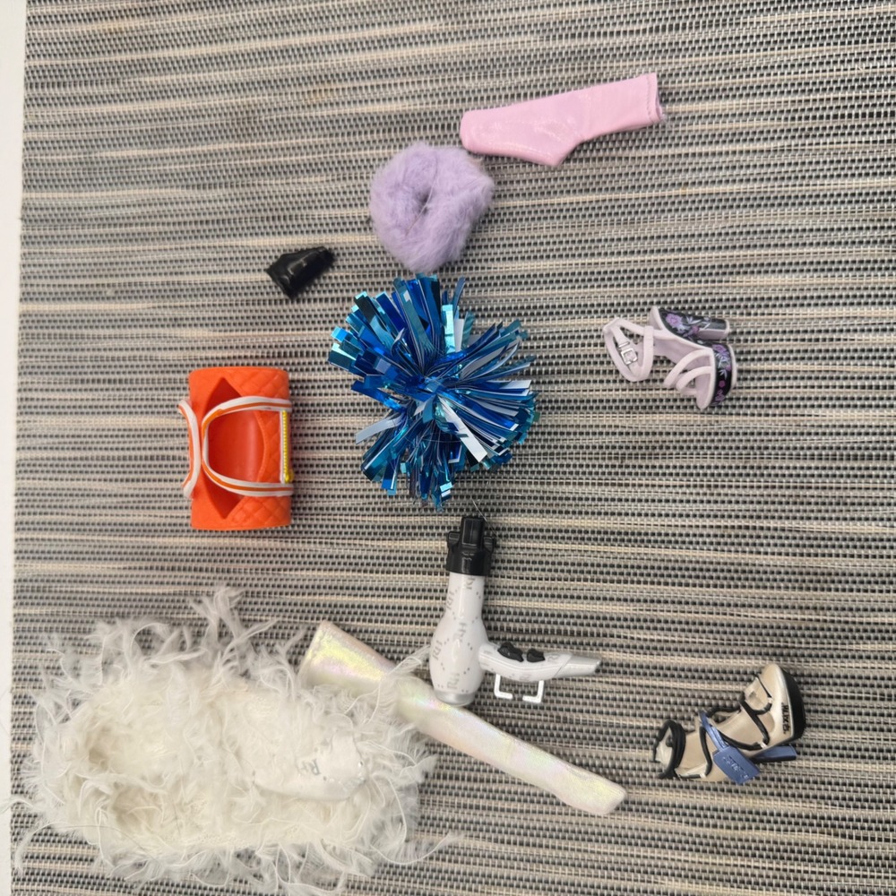 Rainbow High Monster High Doll Clothes Accessories Lot Shoes Hair Dryer Bag